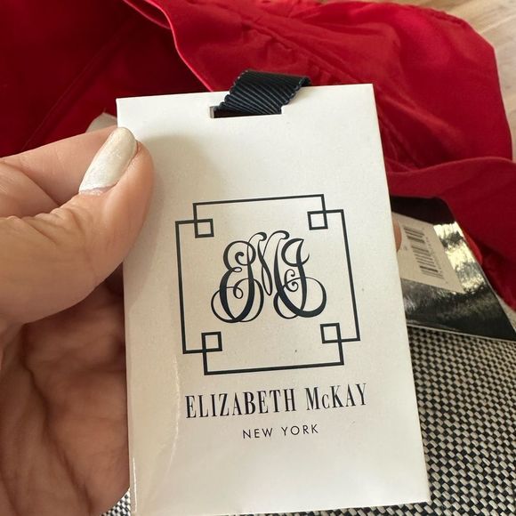 Elizabeth McKay red Wrap dress                     - Picture 6 of 10